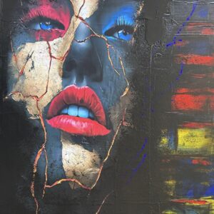 100 x 120 cm, MixedMedia, Druck, Resin