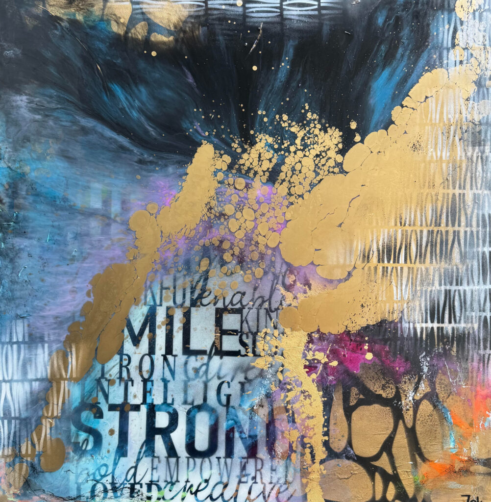 90 x 90 cm, MixedMedia