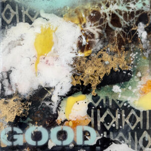 30 x 30 cm. MixedMedia, Resin