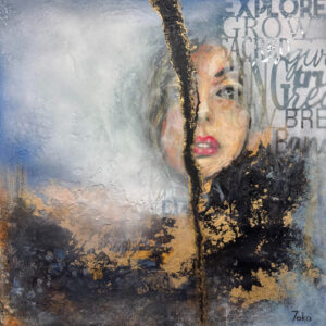 80 x 80 cm, MixedMedia, Acryl, Resin